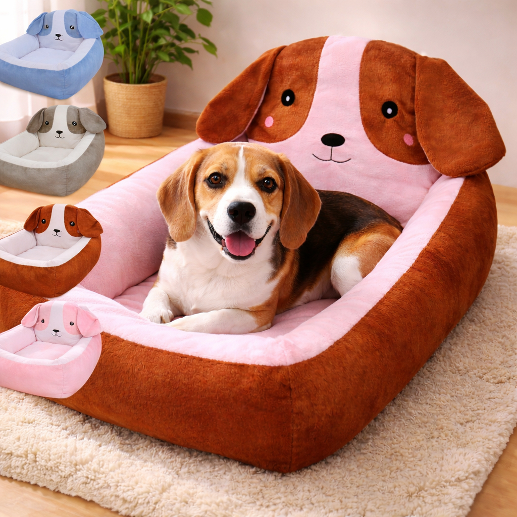 Cama Caminha Pet Para Cachorro E Gato Com Cabeceira P e G Grande Luxo Confortável Retangular Cães