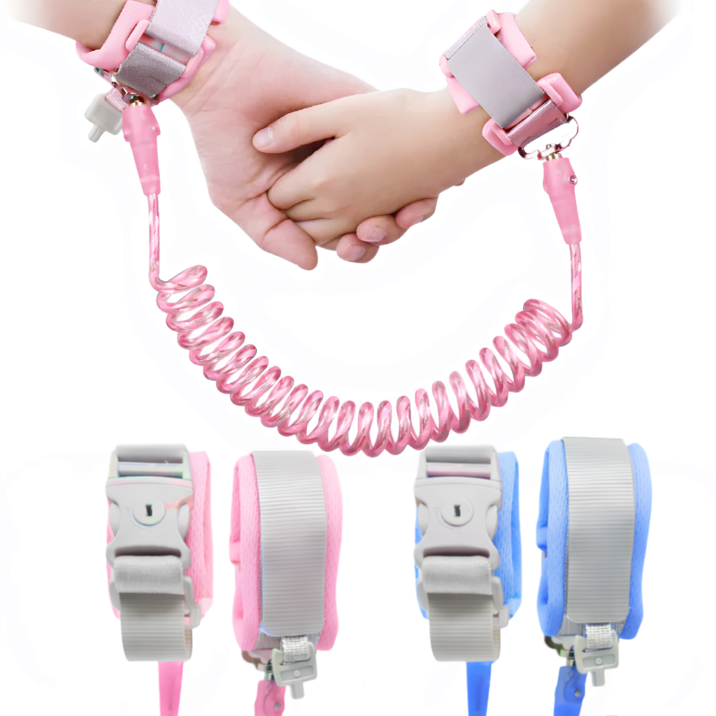 Pulseira Anti-perda para Crianças com Chave de Travamento para Shopping Supermercado