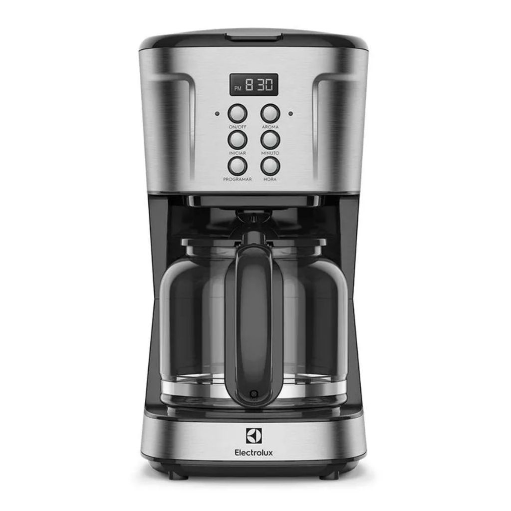 Cafeteira Elétrica Digital 1,5 Litros 900w Experience Painel Timer Programável Electrolux