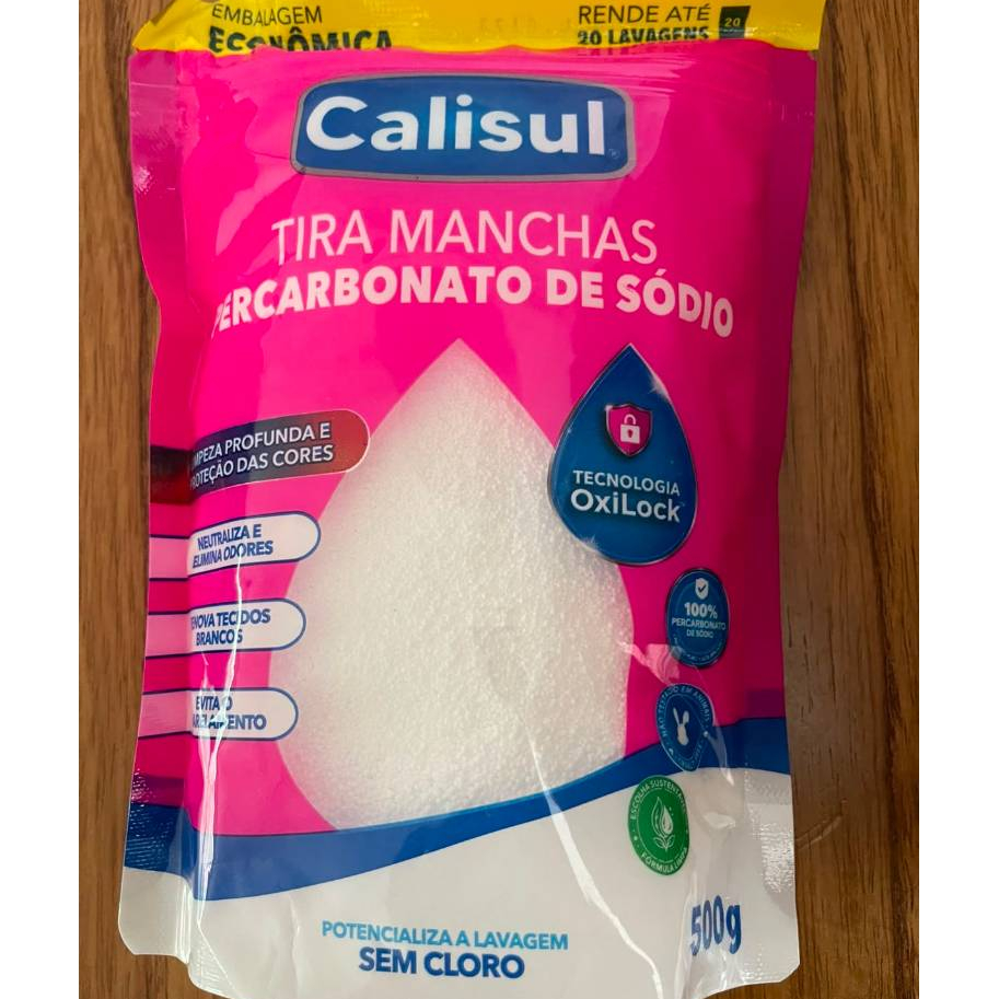 Percarbonato de Sódio Calisul Tira Manchas Sem Cloro - 500g | 1kg | 1,5kg | 2kg